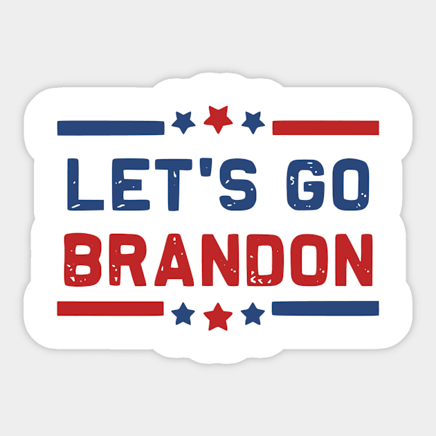 Let's Go Brandon Funny Sticker by SharleenV80